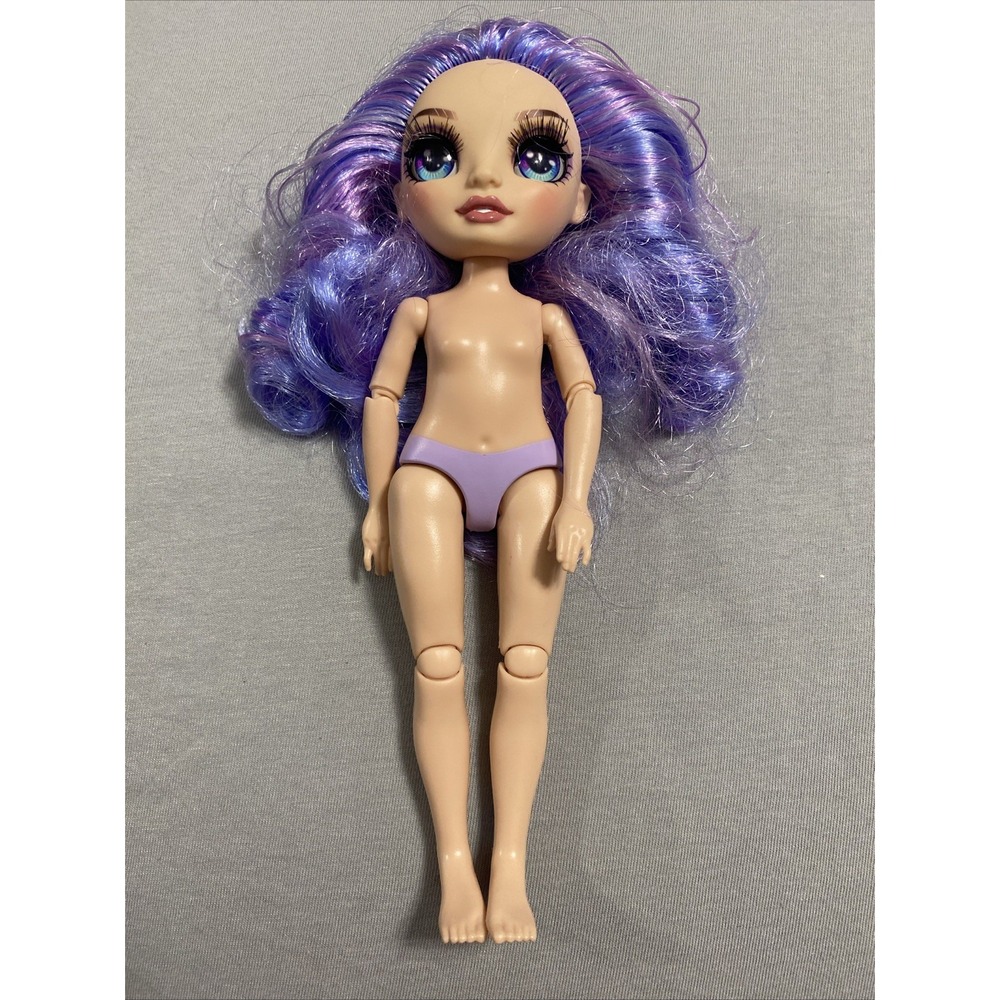 Rainbow High Project Rainbow Runway Violet Willow Fashion Doll 2023 MGA Nude